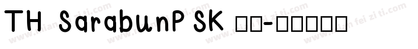 TH SarabunPSK 字体字体转换